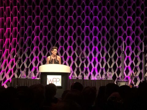 WPPI awards ceremony stage in Las Vegas